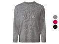 esmara® Damen Pullover mit festlichem Glitzereffekt Rundhals Pulli Damenpullover