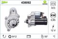 Anlasser Starter VALEO ORIGINS NEW OE TECHNOLOGIE 438092 für FIAT PHEDRA 406 Bus