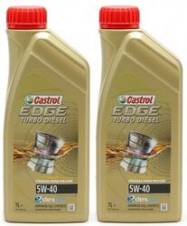 Castrol Edge Turbo Diesel 5W-40 Fluid Titanium (ex. FST) Motoröl 2x 1l = 2 Liter