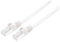 Intellinet Network Patch Cable, Cat7 Cable/Cat6A Plugs, 0.25m, White, Copper, S/