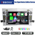 Für Opel Astra H Corsa C/D Vivaro Carplay Autoradio 2+32G Android 13 GPS NAV DVR