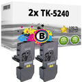 2x XXL TONER TK-5240K für Kyocera Ecosys M5526cdn M5526cdw P5026cdn P5026cdw