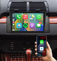 2+32GB Android 13.0 Autoradio Carplay GPS NAVI WIFI BT Für BMW 5er E39 X5 E53 M5