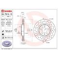 BREMBO Bremsscheibe passend für AUDI SEAT SKODA VW 09.7012.1X