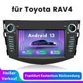 Carplay Android 13 Autoradio Für Toyota RAV4 2006-2012 GPS Navi BT WIFI DAB+ SWC