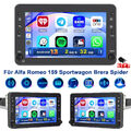 Android 13 Autoradio CarPlay Navi GPS 2+32G für Alfa Romeo 159 Sportwagon Brera