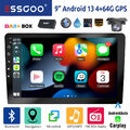 Autoradio 2 DIN DAB+ Android 13 4+64G Carplay GPS Navi Bluetooth RDS WIFI Kamera