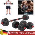 Hantelset 2er Kurzhantel Langhantel Hantel Dumbbell Gewichte verstellbar 20kg