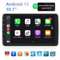 10.1 Zoll Android 13 Autoradio 1 DIN mit Apple Carplay GPS Navi WiFi USB OBD2 BT