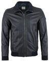 Bugatti - Herren Lederjacke Blouson Premium Qualität Lammnappa navy *B-Ware*