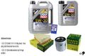 MANN-FILTER Inspektionspaket 6 L Liqui Moly Special Tec F 5W-30 für Ford S-Max