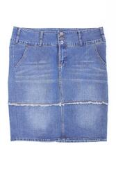 ✨ ADIA FASHION Jeansrock Rock für Damen Gr. 46, XL blau aus Baumwolle ✨