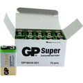 GP Batteries Super 9 V Block-Batterie Alkali-Mangan  9 V 10 St.