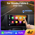 6G+128GB Android 13 Autoradio CarPlay DAB+GPS Navi für Skoda Fabia II 2008-14 4G