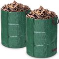 2x 500L Gartenabfallsack Laubsack Rasensack Garten Gartentasche XXL Laubsack