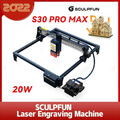 SCULPFUN S30 PRO MAX 20W Laser Graviermaschine Automatisch Kontrolle Air Assist