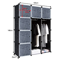 Regalsystem Garderobe Kleiderschrank Schrank Steckregal Schuhschrank Türen DIY