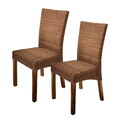 2er Set Esszimmerstuhl Bali II Rattan Küchenstuhl Esszimmer Küche Stuhl Stühle