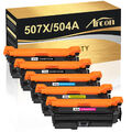 5 Toner für HP 507X 507A CE400X-CE413A LaserJet Pro 500 Color MFP M570dn M570dw 
