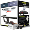 Für VW Golf VII Sportsvan Typ AM1 Anhängerkupplung starr +eSatz 13pol 14- Kit