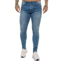 Kruze Herren Jeans Skinny Leg Slim Fit Super Stretch Denim Hose Alle Bundgrößen