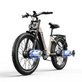 26 Zoll Damen/Herren E-Bike 25kmh Dual Motor 2000W Elektrofahrrad 48V City bike