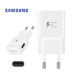 Original Samsung Schnellladekabel Typ-C + Schnell Ladegerät S9+ S10+ S20 S21 S22⚡⭐Bestelle bis 14 Uhr, für den Versand am selben Tag⭐⚡