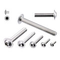 Linsenkopfschrauben Flansch DIN ISO 7380-2 Torx Edelstahl A2 V2A M3 M4 M5 M6 M8