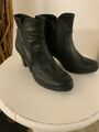 GABOR Stiefelette Boots Leder Schwarz Gr. 38