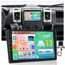 6+128G Autoradio Für Fiat Ducato Peugeot Boxer Citroen Android 13 Carplay Kamera