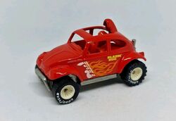 Hot Wheels Volkswagen Baja Beetle Blazin Bug Rot HW Käfer VW Real Riders 1985