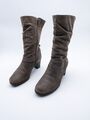 Gabor Damen Stiefel Stiefelette Absatzschuh Leder braun Gr 38,5 EU Art 25468-55