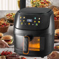 8L Heißluftfritteuse Heissluft Fritteusen Friteuse Heißluft Air Fryer XXL 1800W