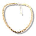 Edelstahl Halskette Kette Silber Schlangenkette Gold elegant Damen Collier