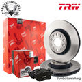 TRW Bremsensatz + Beläge VORN Ø316mm Ford Galaxy S-Max Volvo S60 S80 V60 V70