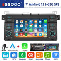 Android 13 Apple Carplay Autoradio GPS RDS WiFi Für BMW 3er E46 M3 Rover 75 MGZT