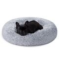 ✅​ Hundebett flauschig Katzenbett Donut Kissen waschbar Polsterung in der Mitte