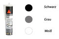 Sikaflex®-522 - 300ml ALLE FARBEN - SCHWARZ / WEISS / GRAU (STAHLGRAU) Sika 522 