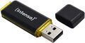 INTENSO 3.1 HIGH SPEED USB-Stick, 64 GB, 250 MB/s, Schwarz/Gelb