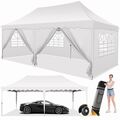 Pavillon 3x3 m Wasserdicht Faltpavillon Pop Up Partyzelt Gartenzelt UV Schutz