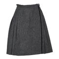 PRINGLE Rock Skirt Gr 40 100% Wolle Wool Tweed Fischgräten Herringbone Kilt Scho