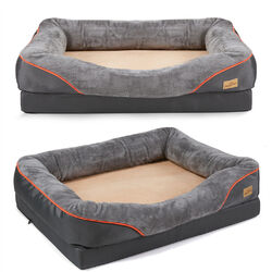 Orthopädisches Hundebett XXL Hundesofa plüsch Hundekorb Tierbett Schlafplatz ⭐ 8-Typen ⭐ S-XXXXL ⭐ Pflegeleicht & Waschbar  ⭐ DE ⭐