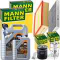 MANN INSPEKTIONSPAKET+6L LIQUI MOLY 5W-30 ÖL passend für AUDI A4 B6 8E/H 2.4+3.0