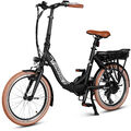 SPATIAL 20 Zoll E-BIKE Elektrofahrrad 250W Fahrrad Pedelec Damen Herren Citybike