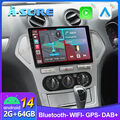 Android 14 CarPlay Autoradio Für Ford Mondeo MK4 2007-2010 GPS Navi BT 2+64G FM