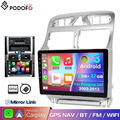 9" Android 13 Apple Carplay Autoradio Für Peugeot 307 02-2013 2+32G GPS Navi RDS