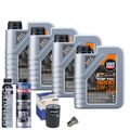 Motoröl 5W30 LIQUI MOLY 4L+MAHLE Ölfilter+Spülung+Cera Tec+Ölablassschraube