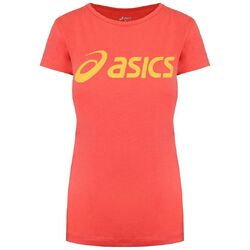 Asics Short Sleeve Round Neck Coralicious T-Shirt Womens Top 122863 0552