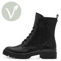 Tamaris Stiefelette 1-25236-43 001 black schwarz Schnürboot Vegan mit Touch-it