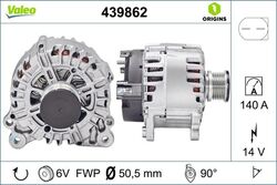 Lichtmaschine Generator Lima VALEO ORIGINS NEW OE TECHNOLOGIE 439862 für VW S1B